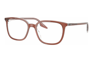 Ray-Ban RX5406 8171 Brown On Transparent