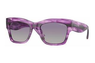 Vogue Eyewear VO5524S 30908J Grey Gradient Violet PolarizedPurple Havana