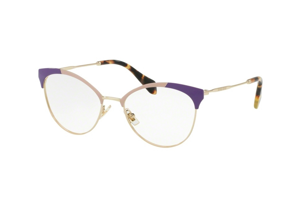 Miu Miu   MU 50PV USO1O1 PALE GOLD/BEIGE/VIOLET