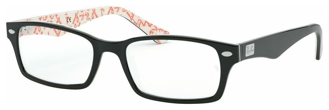 Ray-Ban   RX5206 5014 BLACK ON TEXTURE WHITE