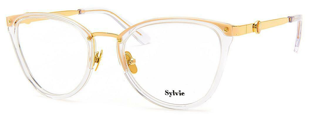 Sylvie Optics   1902 01 crystal clear-gold