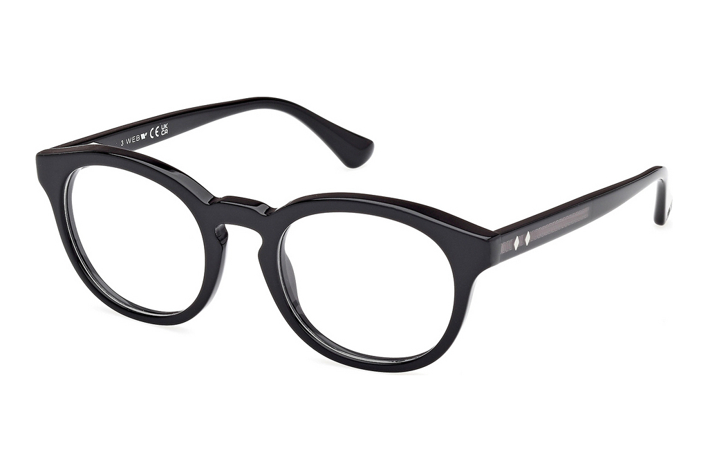 Web Eyewear   WE5443 005 Schwarz/Kristall