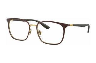 Ray-Ban RX6486 3126 Brown On Gold