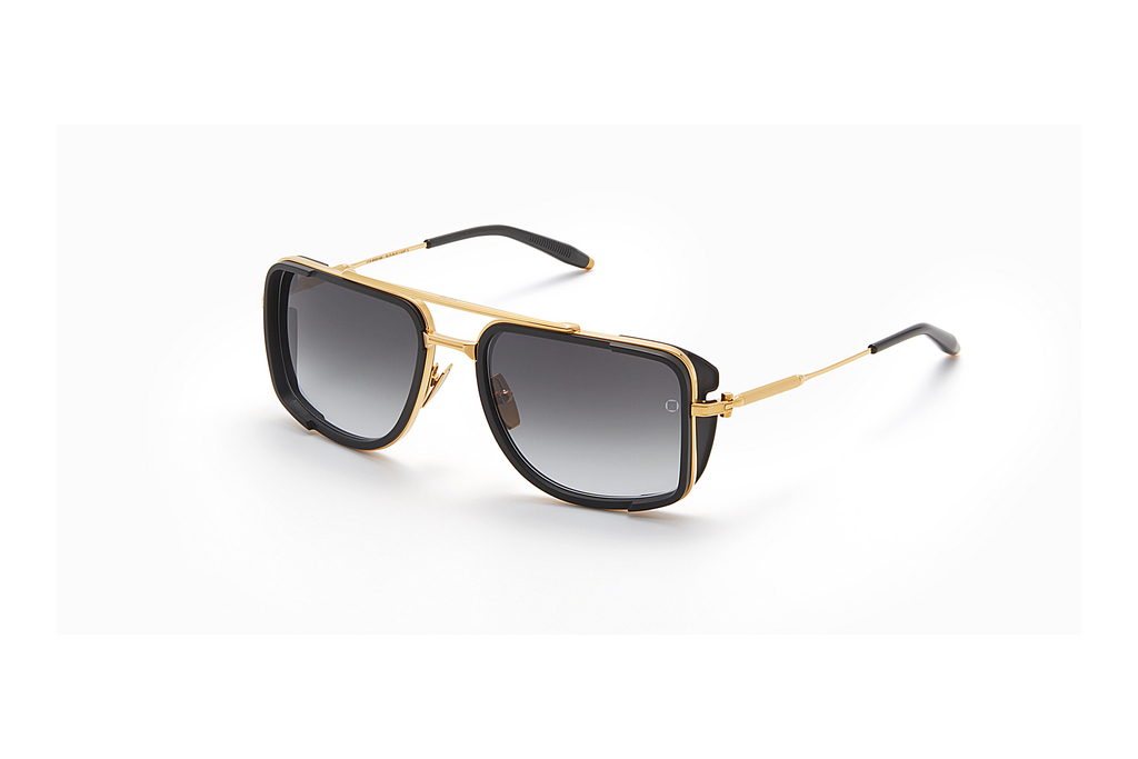 Akoni Eyewear   AKS-500 D Dark Grey to Clear - ARYellow Gold - Matte Black w/Dark Grey to Clear - AR