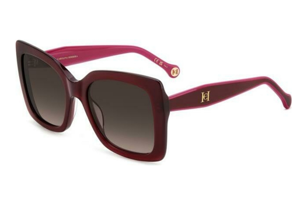 Carolina Herrera   HER 0258/G/S LHF/HA BROWN SHADEDBURGUNDY