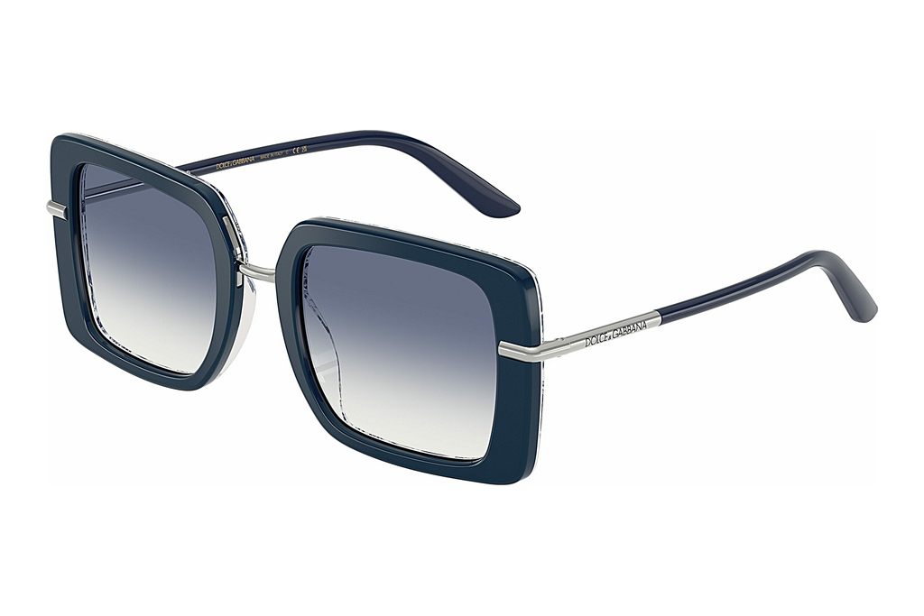 Dolce & Gabbana   DG4491 341419 Clear Gradient Light BlueBlue On Blue Maiolica