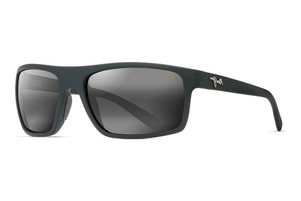 Maui Jim   Byron Bay 746-02MR Neutral GreyMatte Black Rubber