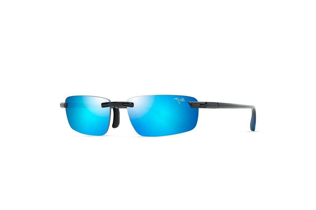 Maui Jim   Ilikou B630-02 Blue HawaiiShiny Black w/Blue