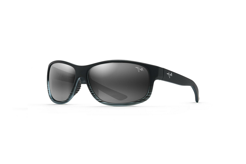 Maui Jim   Kaiwi Channel 840-11D Neutral GreyGrey Black Stripe