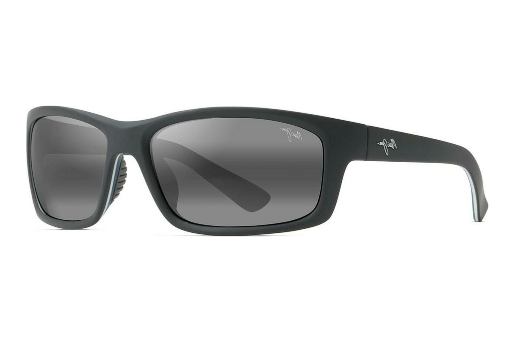 Maui Jim   Kanaio Coast 766-02MD Neutral GreyMatte Soft Black/White/Blue