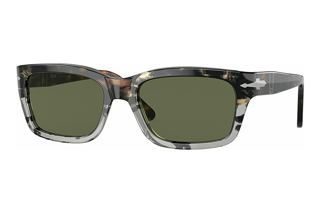 Persol   PO3301S 115958 Green PolarizedBrown Cut Grey Tortoise