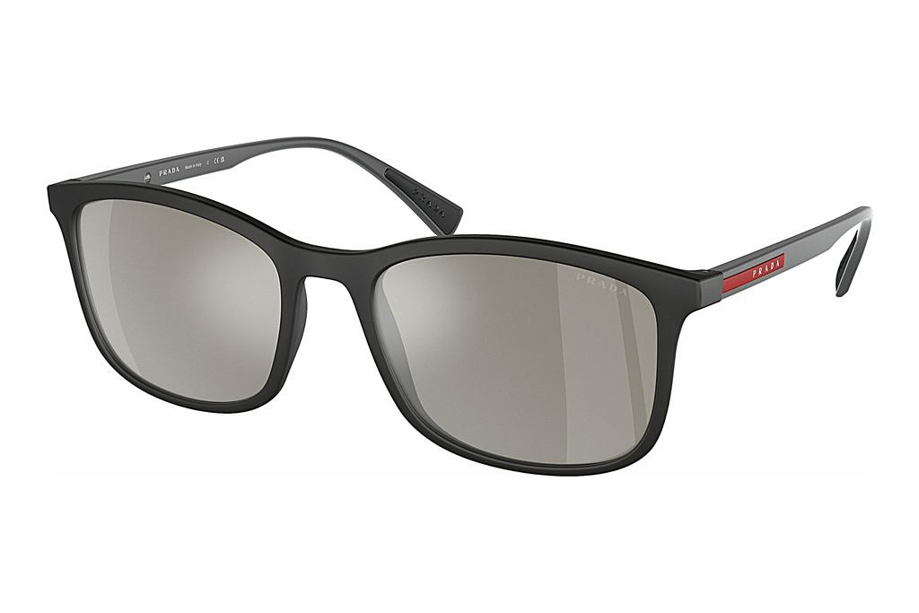 Prada Linea Rossa   PS 01TS DG02B0 Light Grey Mirror SilverBlack Rubber