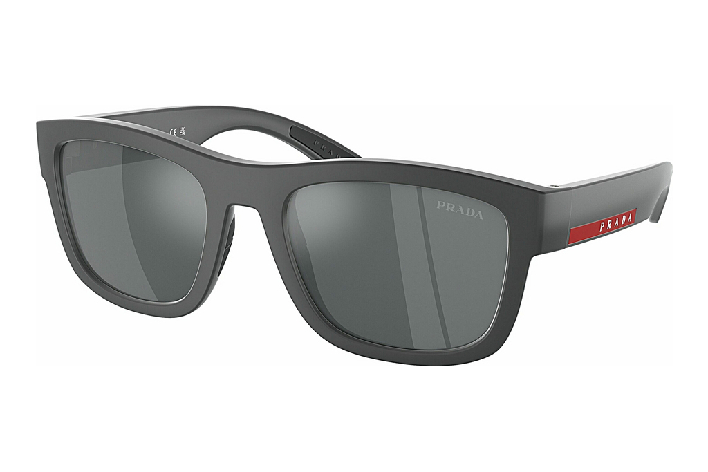 Prada Linea Rossa   PS 01ZS UFK5L0 Light Grey Mirror BlackGrey Rubber