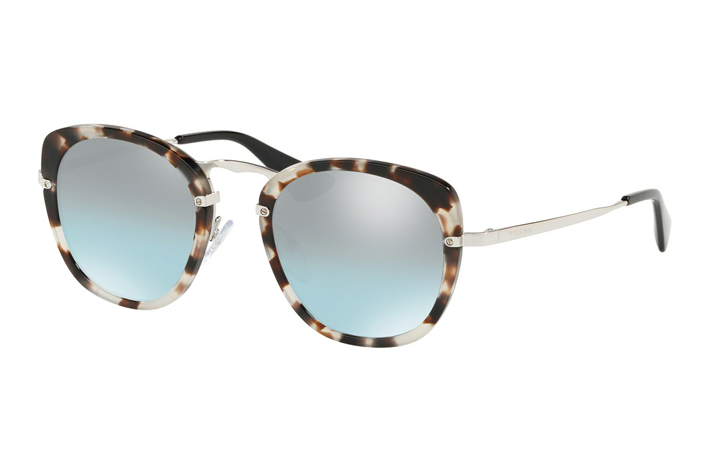 Prada   PR 58US UAO096 Azure Gradient Mirror BlackSpotted Opal Brown