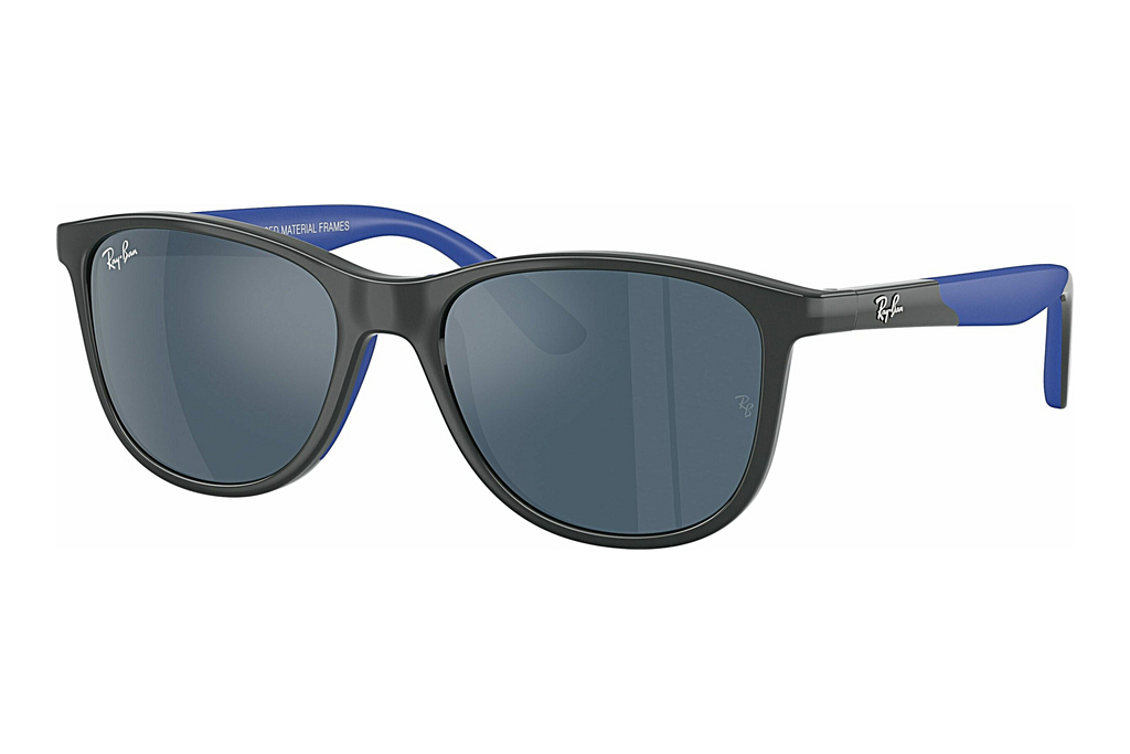 Ray-Ban Kids   RJ9077S 715155 Dark Blue Mirror BlueGrey On Rubber Blue