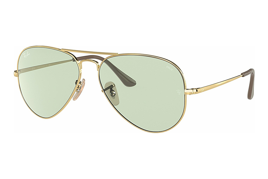 Ray-Ban   RB3689 001/T1 Evolve Photo Green To BlueGold