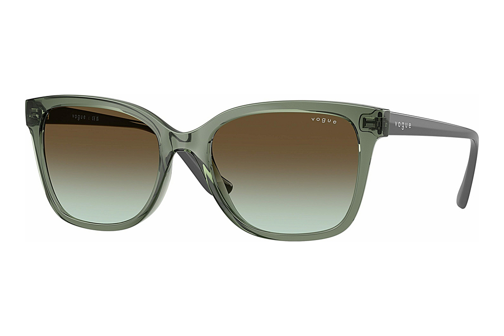 Vogue Eyewear   VO5426S 3086E8 Green Gradient BrownTransparent Mallard Green