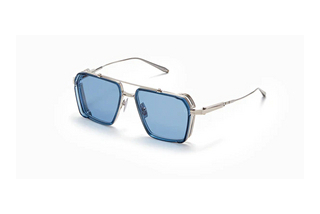 Akoni Eyewear AKS-510 D Dark Blue - ARBrushed Silver - Crystal Blue w/Dark Blue - AR