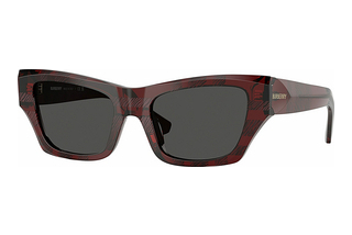 Burberry BE4441U 411587 Dark GreyCheck Red