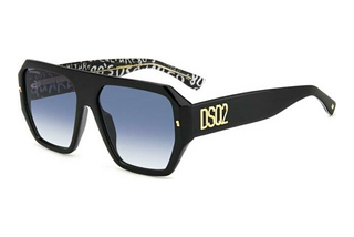 Dsquared2 D2 0128/S TAY/08 BLACK PATTERN WHITE