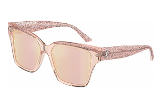 Jimmy Choo JC5003 5039/Z Pink Mirror Rose GoldTransparent Pink Glitter