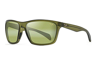 Maui Jim Makoa HT804-15M Maui HT™Matte Translucent Khaki Green