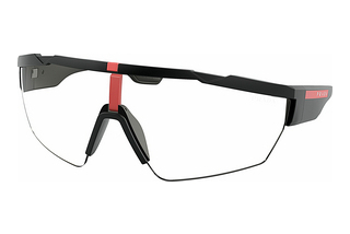 Prada Linea Rossa PS 03XS DG009H Clear/External Ar BluBlack Rubber