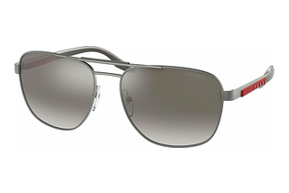 Prada Linea Rossa PS 53XS 7CQ02M Gradient Grey Mirror SilverMatte Gunmetal