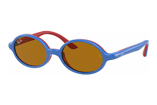 Ray-Ban Junior RJ9145S 7084/3 BrownBlue On Red