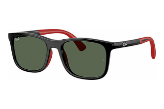 Ray-Ban Kids RJ9084S 713171 Dark GreenBlack On Rubber Red