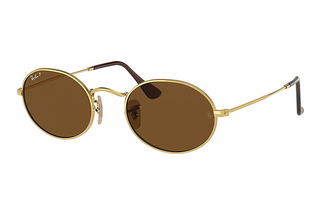 Ray-Ban RB3547 001/57 Polarized BrownArista Gold