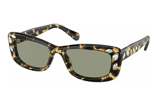 Swarovski SK6008 1009/2 GreenMedium Havana