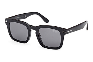 Tom Ford FT0751 01D grau polarisierendGlänzend Schwarz