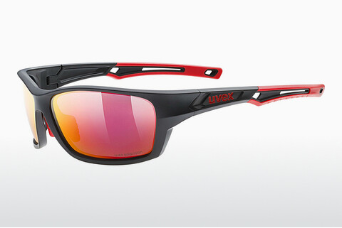 Γυαλιά ηλίου UVEX SPORTS sportstyle 232 P black mat red